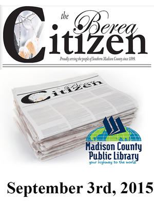 cover image of The Berea Citizen 2015 09/03
